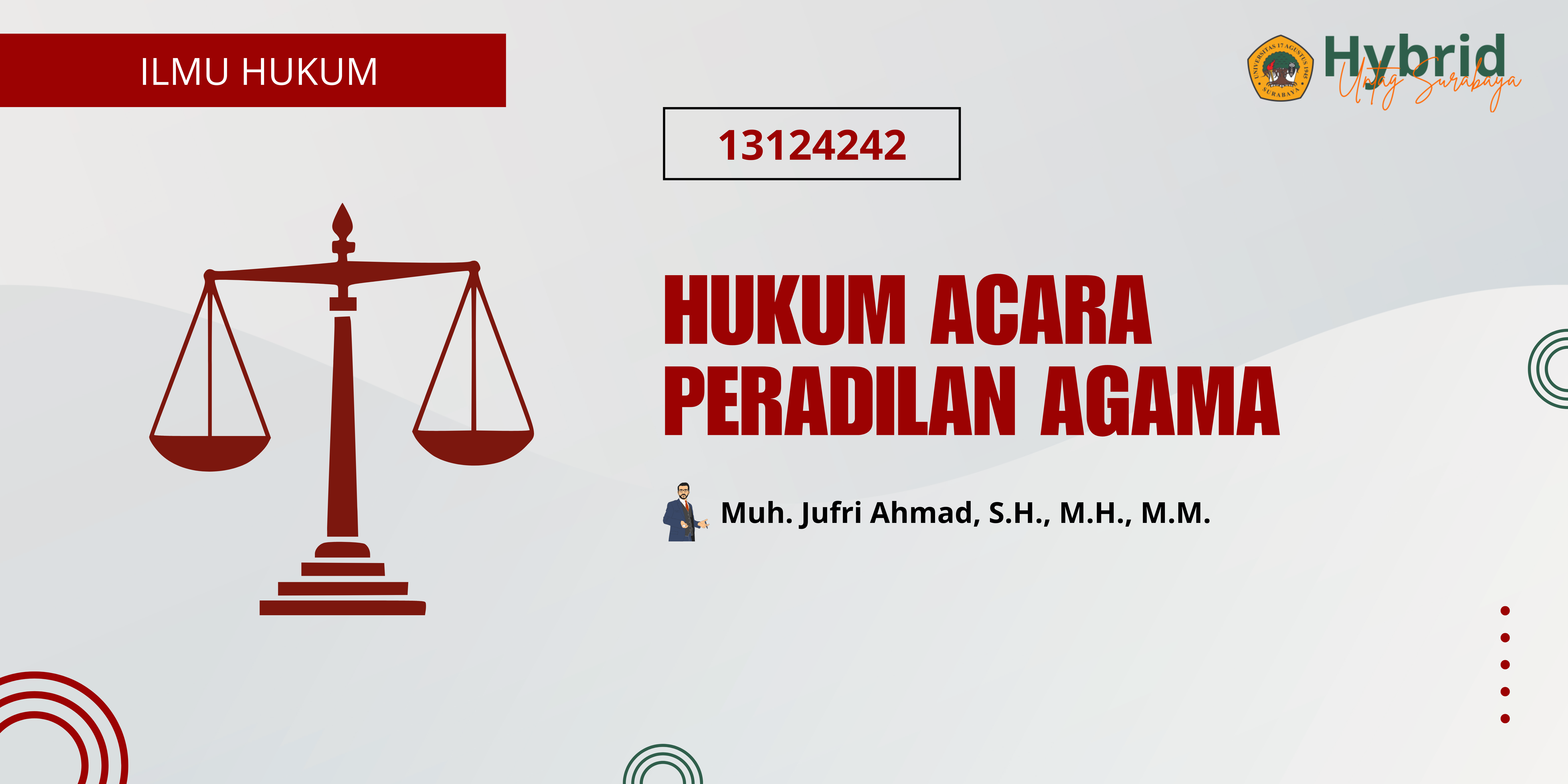 13124242 - HUKUM ACARA PERADILAN AGAMA - 20252