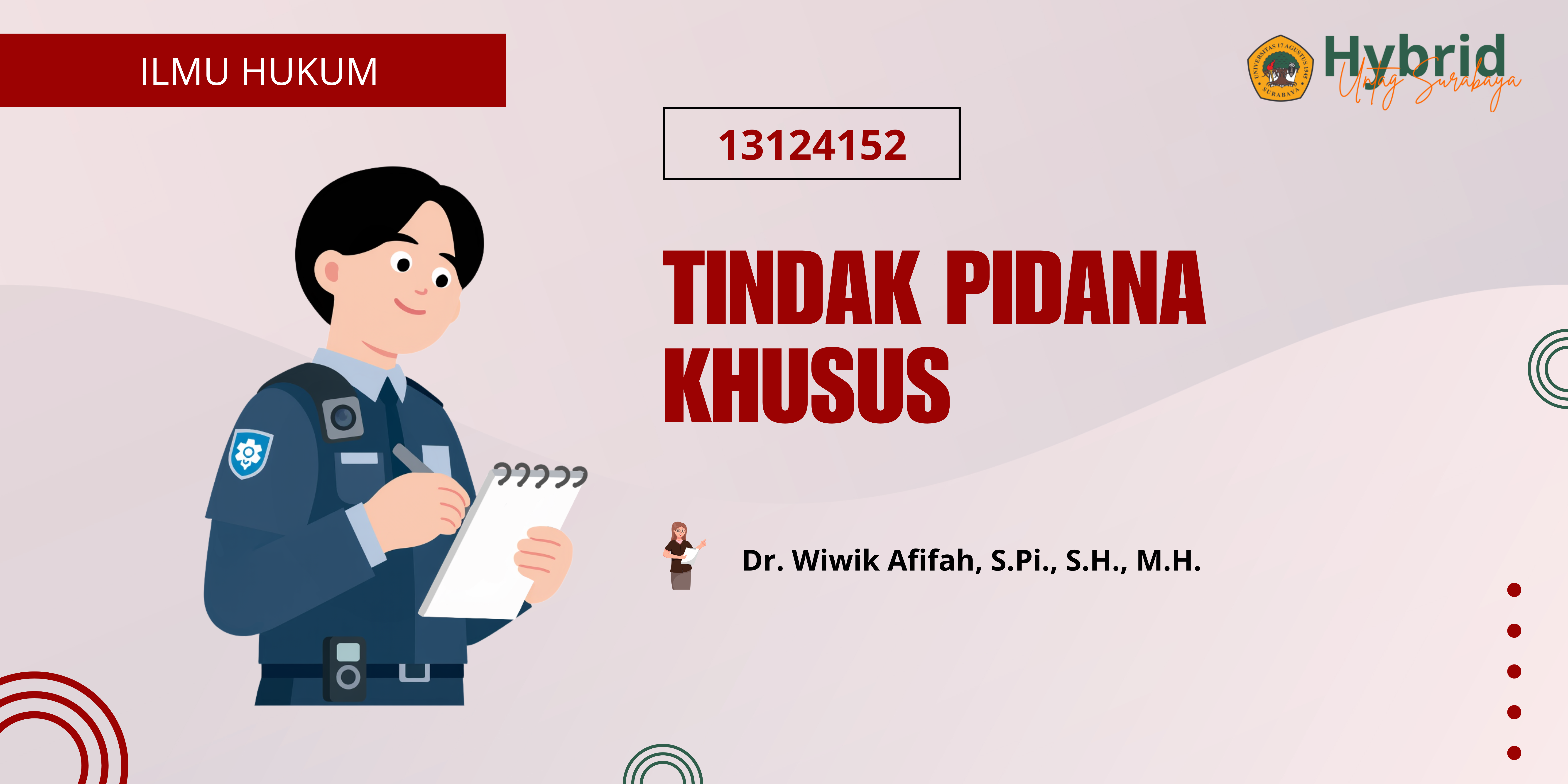 13124152 - TINDAK PIDANA KHUSUS - 20252