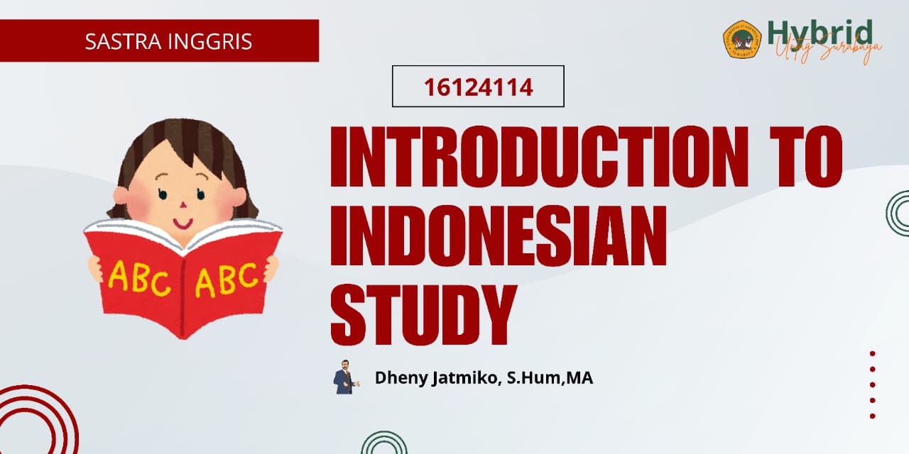 16124182 - INTRODUCTION TO INDONESIAN STUDIES - 20252